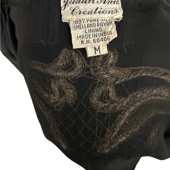 Vintage Judith Ann Silk Sequin Jacket - Picture 2 of 3